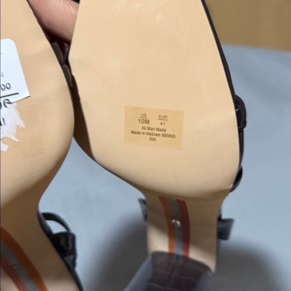 Sam Edelman Dark Brown Strappy Heels - Picture 5 of 6